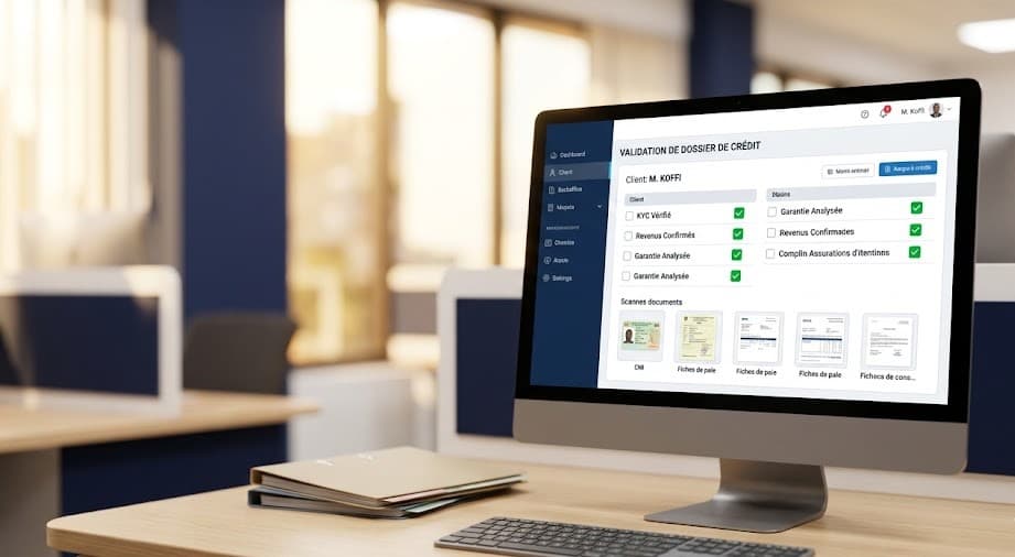 Workflow documentaire bancaire
